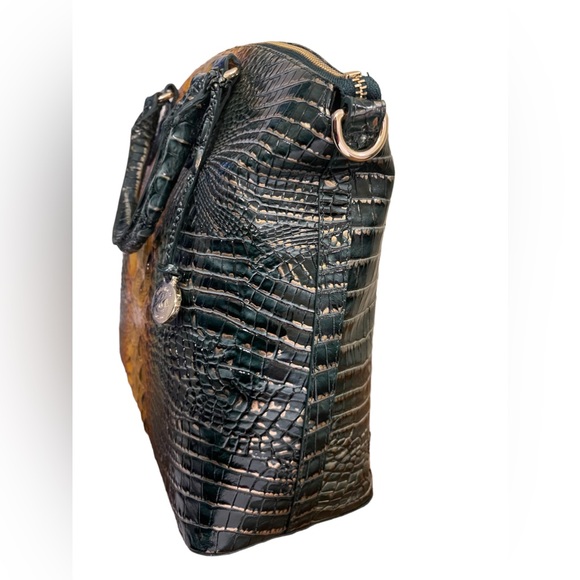 Brahmin Large Duxbury Bayleaf Ombre Satchel Handbag and Ady Wallet - SOLD OUT!!! - Picture 2 of 10